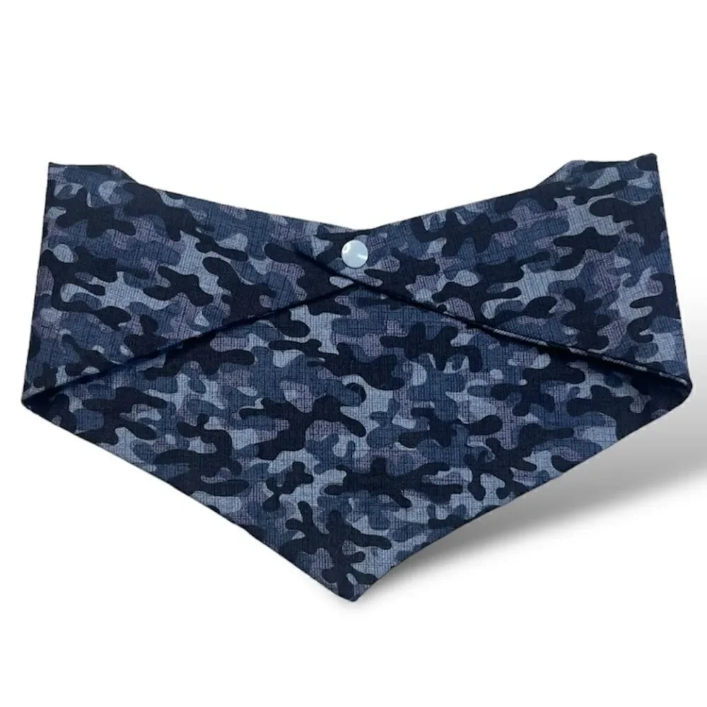 Spoiled in Camo Dog Bandana Black